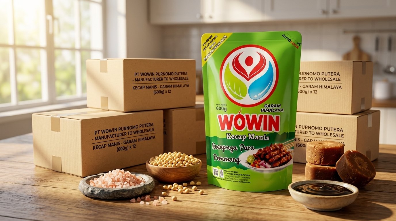 Beli Kecap Manis Pouch 600 gram Murah Langsung Produsen