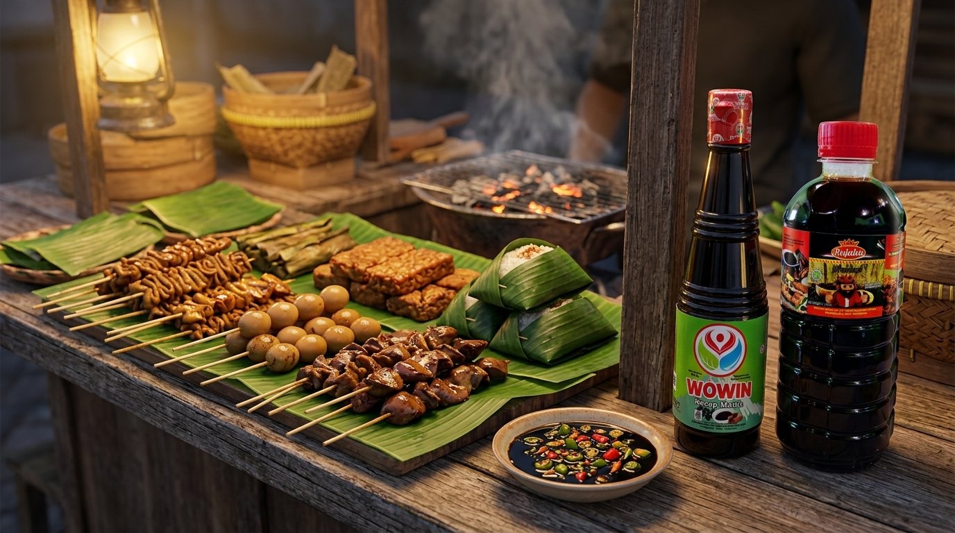 Pilihan Kecap Manis Gurih untuk Usaha Angkringan & Warteg