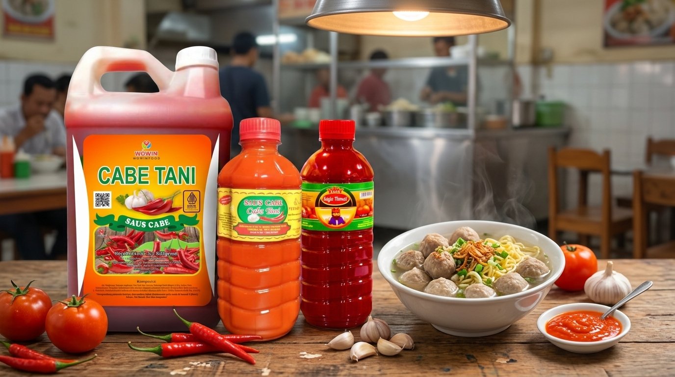 Supplier Saos Sambal dan Tomat untuk Pedagang Bakso