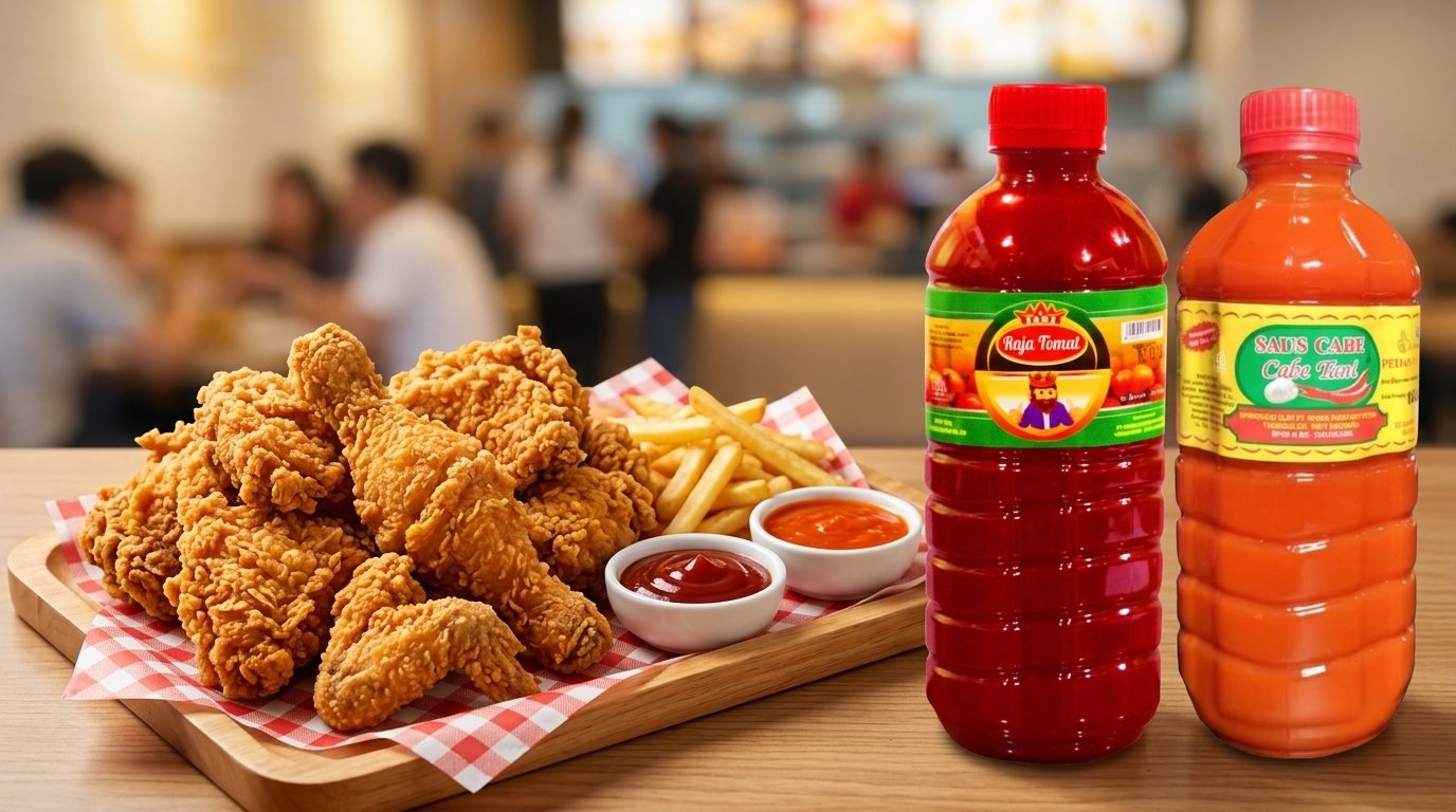 Supplier Saos Tomat & Sambal untuk Usaha Fried Chicken